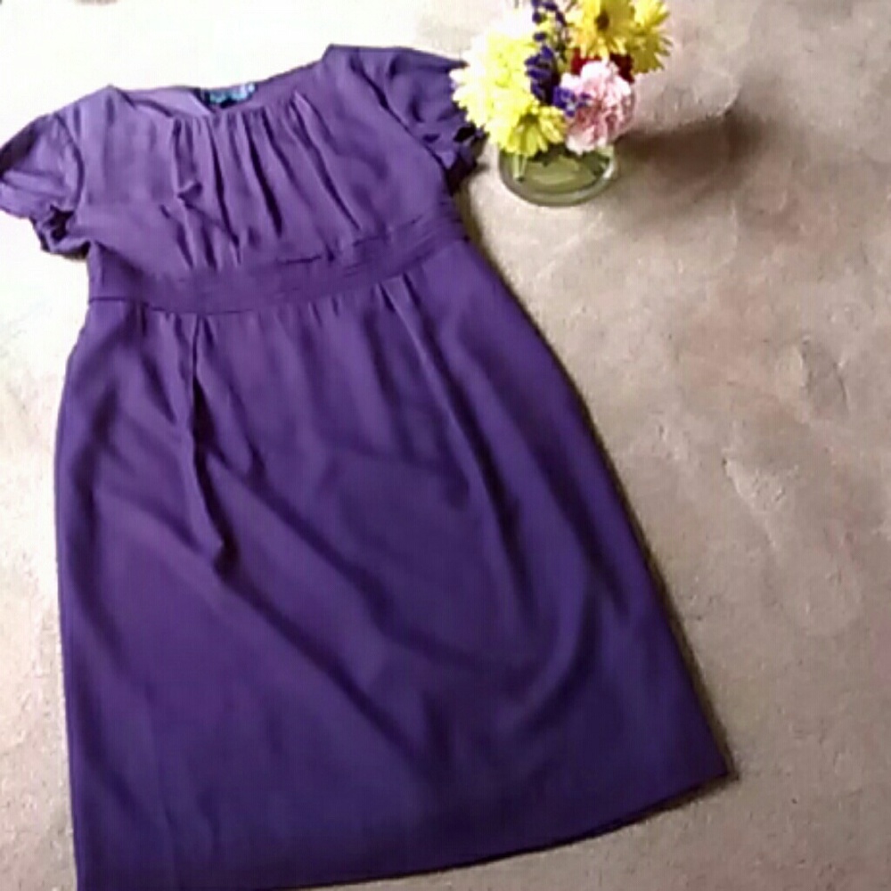 Boden Dress in Purple.